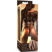 Коричневый мастубратор-вагина Nicole s Kitty - Blush Novelties - в Евпатории купить с доставкой