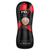 Мастурбатор-вагина Vibrating Pussy Stroker с вибрацией - Pipedream - в Евпатории купить с доставкой