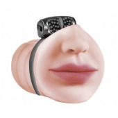 Мастурбатор-ротик с виброкольцом Satisfaction Beloved - Lola Games - в Евпатории купить с доставкой