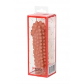 Телесная насадка на фаллос с бугорками KOKOS Extreme Sleeve 10 - 15,8 см. - KOKOS - в Евпатории купить с доставкой