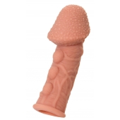 Насадка на фаллос с пузыриками, венками и ребристостью KOKOS Extreme Sleeve 09 - 12,7 см. - KOKOS - в Евпатории купить с доставкой
