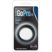 Черно-синее эрекционное кольцо Silicone Go Pro Cock Ring - Blush Novelties - в Евпатории купить с доставкой