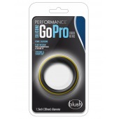 Черно-желтое силиконовое эрекционное кольцо Silicone Go Pro Cock Ring - Blush Novelties - в Евпатории купить с доставкой
