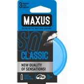 Классические презервативы в железном кейсе MAXUS Classic - 3 шт. - Maxus - купить с доставкой в Евпатории
