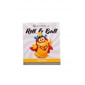 Стимулирующий презерватив-насадка Roll   Ball Banana - Sitabella - купить с доставкой в Евпатории