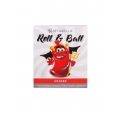 Стимулирующий презерватив-насадка Roll   Ball Cherry - Sitabella - купить с доставкой в Евпатории