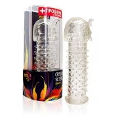 Закрытая прозрачная насадка на пенис Crystal Sleeve Faraon - 13,5 см. - Erowoman-Eroman - в Евпатории купить с доставкой