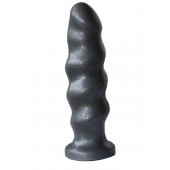 Черная насадка на трусики харнесс Platinum - 16 см. - LOVETOY (А-Полимер) - купить с доставкой в Евпатории