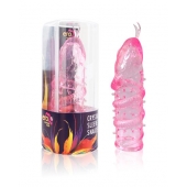 Закрытая рельефная насадка Crystal sleeve snakes в виде змеи с усиками - 14 см. - Erowoman-Eroman - в Евпатории купить с доставкой