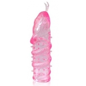 Закрытая рельефная насадка Crystal sleeve snakes в виде змеи с усиками - 14 см. - Erowoman-Eroman - в Евпатории купить с доставкой