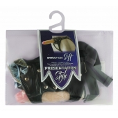 Черный пояс-трусики с двумя насадками Soft-Dolli - 16,5 и 10,5 см. - LOVETOY (А-Полимер) - купить с доставкой в Евпатории