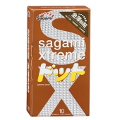 Презервативы Sagami Xtreme FEEL UP с точечной текстурой и линиями прилегания - 10 шт. - Sagami - купить с доставкой в Евпатории