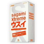 Ультратонкие презервативы Sagami Xtreme SUPERTHIN - 15 шт. - Sagami - купить с доставкой в Евпатории