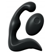 Черный вибромассажер простаты с пультом ДУ Control P-Spot Pro - Pipedream - в Евпатории купить с доставкой