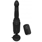 Черный вибромассажер с функцией поступательных движений Ass Thruster - Pipedream - купить с доставкой в Евпатории