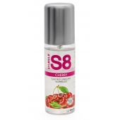 Смазка на водной основе S8 Flavored Lube со вкусом вишни - 125 мл. - Stimul8 - купить с доставкой в Евпатории