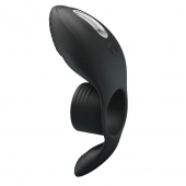 Черное кольцо на пенис с вибрацией Vibration Penis Sleeve - Baile - в Евпатории купить с доставкой