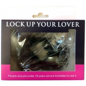 Черные меховые наручники Love с ключиками - Baile - купить с доставкой в Евпатории