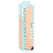 Телесная насадка-удлинитель Silicone Extension - 19 см. - Orion - в Евпатории купить с доставкой