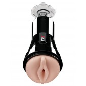 Телесный вибромастурбатор-вагина Cock Compressor Vibrating Stroker - Pipedream - в Евпатории купить с доставкой