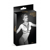 Черная упряжь на грудь Laura - Bijoux Pour Toi - купить с доставкой в Евпатории