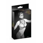 Черная упряжь на грудь Julia - Bijoux Pour Toi - купить с доставкой в Евпатории