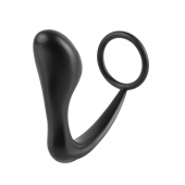 Эрекционное кольцо с анальной пробкой Ass-Gasm Cockring Plug - Pipedream - в Евпатории купить с доставкой