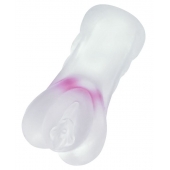 Прозрачный реалистичный мастурбатор Juicy Pussy Crystal Rose - ToyFa - в Евпатории купить с доставкой