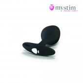 Черная пробка Mystim Rocking Vibe S с возможностью подключения к электростимулятору - 9,7 см. - MyStim - купить с доставкой в Евпатории