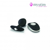 Черная пробка Mystim Rocking Vibe S с возможностью подключения к электростимулятору - 9,7 см. - MyStim - купить с доставкой в Евпатории