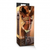 Коричневый мастурбатор-ротик Heather - Blush Novelties - в Евпатории купить с доставкой
