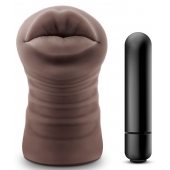 Коричневый мастурбатор-ротик Renee - Blush Novelties - в Евпатории купить с доставкой