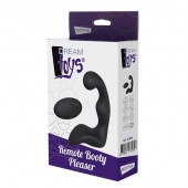 Черный вибромассажер простаты REMOTE BOOTY PLEASER - Dream Toys - в Евпатории купить с доставкой