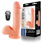 Перезаряжаемый вибратор-реалистик с пультом ДУ - 17 см. - ToyFa