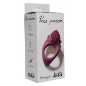 Бордовое эрекционное виброкольцо Pure Passion Midnight - Lola Games - в Евпатории купить с доставкой