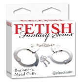 Металлические наручники Beginner s Metal Cuffs - Pipedream - купить с доставкой в Евпатории