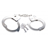 Металлические наручники Beginner s Metal Cuffs - Pipedream - купить с доставкой в Евпатории