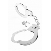 Металлические серебристые наручники Designer Metal Handcuffs - Pipedream - купить с доставкой в Евпатории
