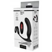 Черный массажер простаты REMOTE P-PLEASER - Dream Toys - в Евпатории купить с доставкой