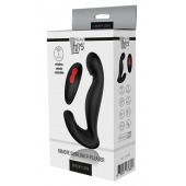 Черный вибромассажер простаты SWIRLING P-PLEASER - Dream Toys - в Евпатории купить с доставкой