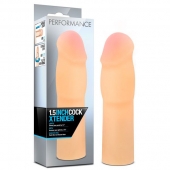 Телесная насадка-удлинитель на пенис PERFORMANCE 1.5INCH COCK XTENDER - 16 см. - Blush Novelties - в Евпатории купить с доставкой