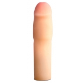 Телесная насадка-удлинитель на пенис PERFORMANCE 1.5INCH COCK XTENDER - 16 см. - Blush Novelties - в Евпатории купить с доставкой