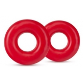 Набор из 2 красных эрекционных колец DONUT RINGS OVERSIZED - Blush Novelties - в Евпатории купить с доставкой