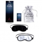 Набор из двух масок на глаза Soft Blindfold Twin Pack - Fifty Shades of Grey - купить с доставкой в Евпатории