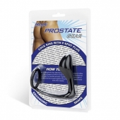 Стимулятор простаты с фиксацией эрекционным кольцом Prostate Gear - BlueLine - в Евпатории купить с доставкой