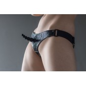 Черные трусики Better с анальной насадкой - 8 см. - Lola Games - купить с доставкой в Евпатории