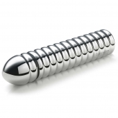 Рельефный фаллос для интенсивного электросекса Groovey George - 20 см. - MyStim - купить с доставкой в Евпатории