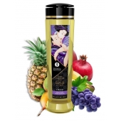 Массажное масло Libido Exotic Fruits с ароматом экзотических фруктов - 240 мл. - Shunga - купить с доставкой в Евпатории
