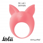 Оранжевое эрекционное кольцо Kitten Kyle - Lola Games - в Евпатории купить с доставкой