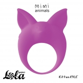 Фиолетовое эрекционное кольцо Kitten Kyle - Lola Games - в Евпатории купить с доставкой